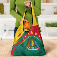 Grenada Grocery Bag Stars and Bougainvillea