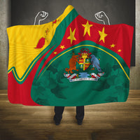 Grenada Hooded Blanket Stars and Bougainvillea