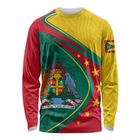 Grenada Long Sleeve Shirt Stars and Bougainvillea - Wonder Print Shop