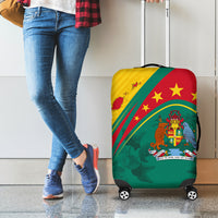Grenada Luggage Cover Stars and Bougainvillea - Wonder Print Shop