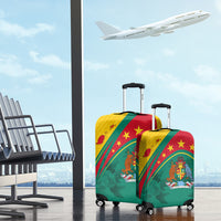 Grenada Luggage Cover Stars and Bougainvillea - Wonder Print Shop