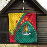 Grenada Quilt Stars and Bougainvillea - Wonder Print Shop