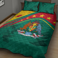 Grenada Quilt Bed Set Stars and Bougainvillea - Wonder Print Shop