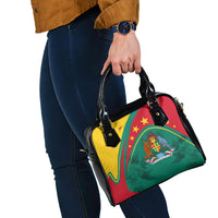 Grenada Shoulder Handbag Stars and Bougainvillea