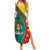 Grenada Summer Maxi Dress Stars and Bougainvillea - Wonder Print Shop