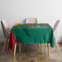 Grenada Tablecloth Stars and Bougainvillea - Wonder Print Shop