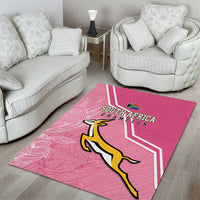 South Africa WC2026 Area Rug Springboks Special Pink