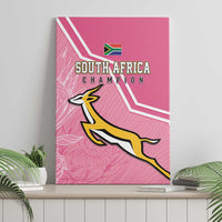 South Africa WC2026 Canvas Wall Art Springboks Special Pink
