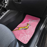 Personalized South Africa WC2026 Car Mats Springboks Special Pink