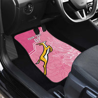 Personalized South Africa WC2026 Car Mats Springboks Special Pink