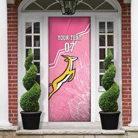 Personalized South Africa WC2026 Door Cover Springboks Special Pink
