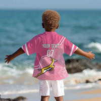 Personalized South Africa WC2026 Kid Hawaiian Shirt Springboks Special Pink