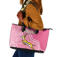 South Africa WC2026 Leather Tote Bag Springboks Special Pink