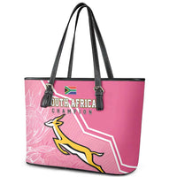 South Africa WC2026 Leather Tote Bag Springboks Special Pink