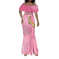 Personalized South Africa WC2026 Mermaid Dress Springboks Special Pink