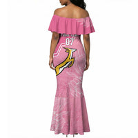 Personalized South Africa WC2026 Mermaid Dress Springboks Special Pink