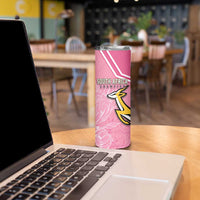 Personalized South Africa WC2026 Skinny Tumbler Springboks Special Pink