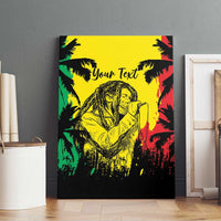 Reggae Soul B.Marley Personalized Canvas Wall Art Tropical Grunge