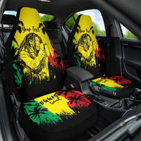 Reggae Soul B.Marley Personalized Car Seat Cover Tropical Grunge
