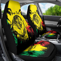 Reggae Soul B.Marley Personalized Car Seat Cover Tropical Grunge