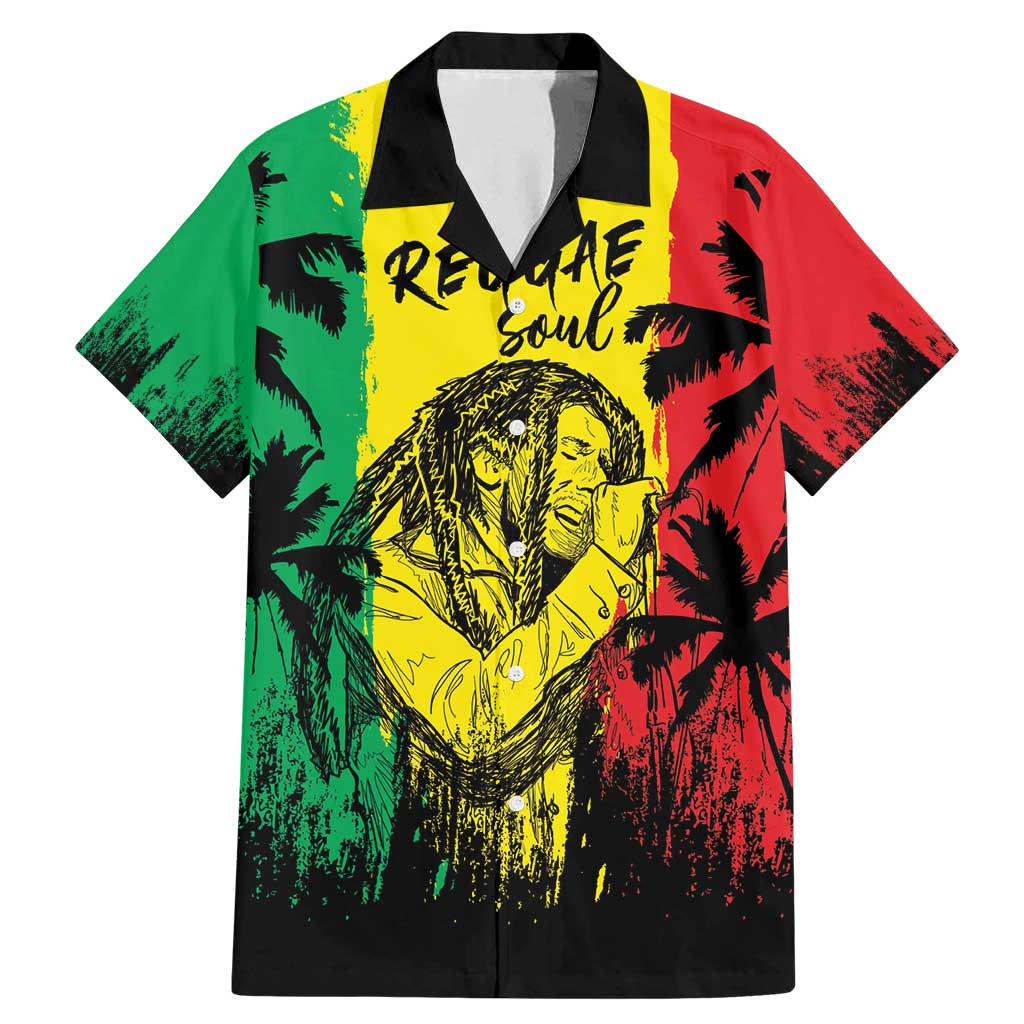 Reggae Soul B.Marley Personalized Family Matching Mermaid Dress and Hawaiian Shirt Tropical Grunge