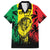 Reggae Soul B.Marley Personalized Family Matching Off Shoulder Maxi Dress and Hawaiian Shirt Tropical Grunge