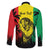 Reggae Soul B.Marley Personalized Family Matching Summer Maxi Dress and Hawaiian Shirt Tropical Grunge