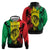 Reggae Soul B.Marley Personalized Hoodie Tropical Grunge