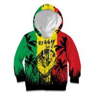 Reggae Soul B.Marley Personalized Kid Hoodie Tropical Grunge