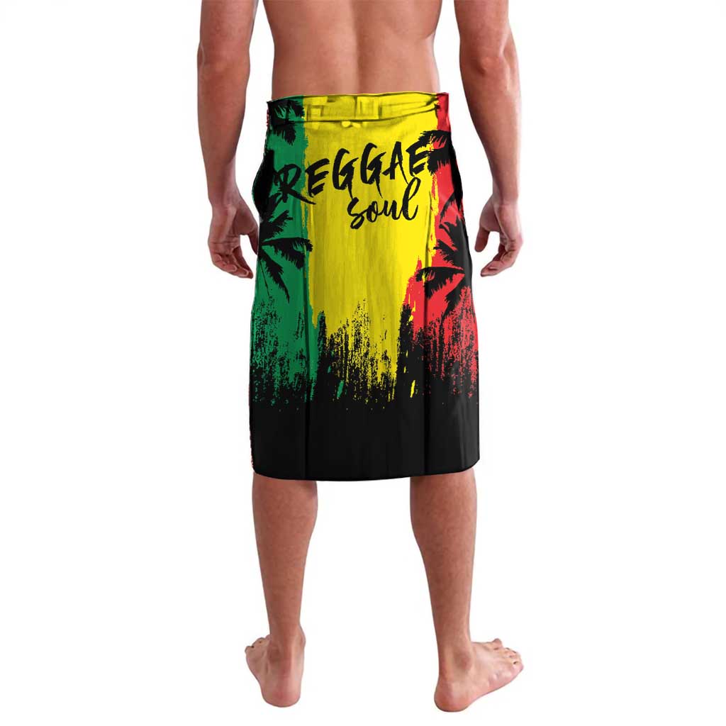 Reggae Soul B.Marley Personalized Lavalava Tropical Grunge