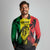 Reggae Soul B.Marley Personalized Long Sleeve Polo Shirt Tropical Grunge
