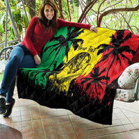 Reggae Soul B.Marley Personalized Quilt Tropical Grunge