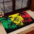 Reggae Soul B.Marley Personalized Rubber Doormat Tropical Grunge