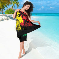 Reggae Soul B.Marley Personalized Sarong Tropical Grunge