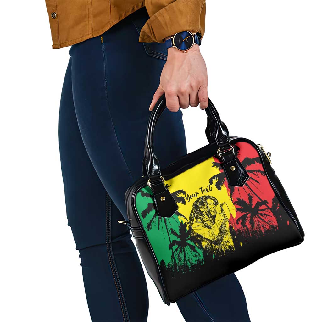Reggae Soul B.Marley Personalized Shoulder Handbag Tropical Grunge