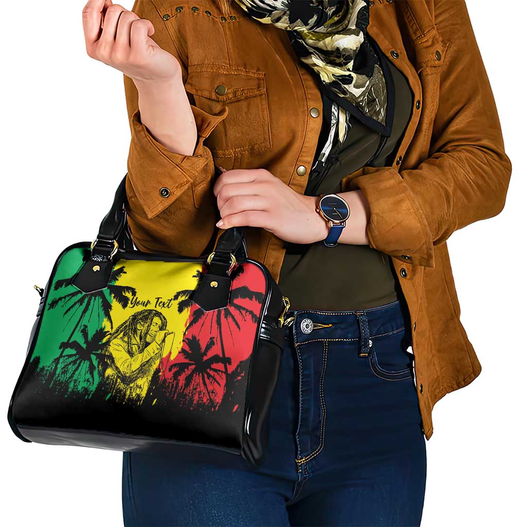 Reggae Soul B.Marley Personalized Shoulder Handbag Tropical Grunge