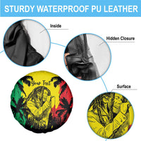 Reggae Soul B.Marley Personalized Spare Tire Cover Tropical Grunge