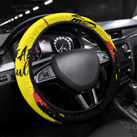 Reggae Soul B.Marley Personalized Steering Wheel Cover Tropical Grunge