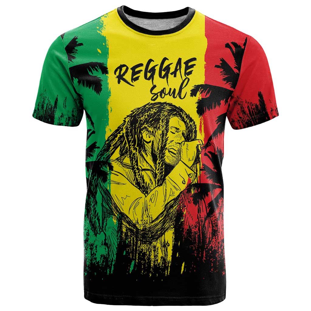 Reggae Soul B.Marley Personalized T Shirt Tropical Grunge