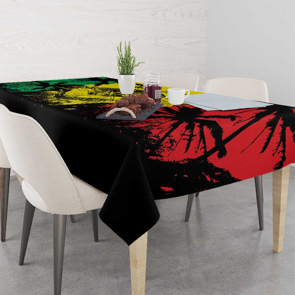 Reggae Soul B.Marley Personalized Tablecloth Tropical Grunge