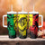 Reggae Soul B.Marley Personalized Tumbler With Handle Tropical Grunge