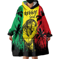 Reggae Soul B.Marley Personalized Wearable Blanket Hoodie Tropical Grunge