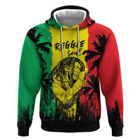 Reggae Soul B.Marley Personalized Zip Hoodie Tropical Grunge