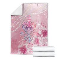 Afro Vodou Erzulie Freda Blanket Hibiscus & Pearls