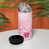 Afro Vodou Erzulie Freda 4 in 1 Can Cooler Tumbler Hibiscus & Pearls