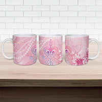Afro Vodou Erzulie Freda Ceramic Mug Hibiscus & Pearls