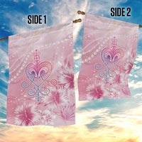 Afro Vodou Erzulie Freda Garden Flag Hibiscus & Pearls