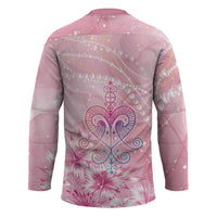 Afro Vodou Erzulie Freda Hockey Jersey Hibiscus & Pearls