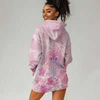 Afro Vodou Erzulie Freda Hoodie Dress Hibiscus & Pearls