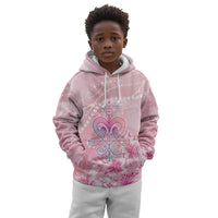 Afro Vodou Erzulie Freda Kid Hoodie Hibiscus & Pearls